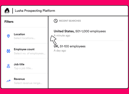 Software de prospección de ventas B2B para clientes potenciales - Lusha