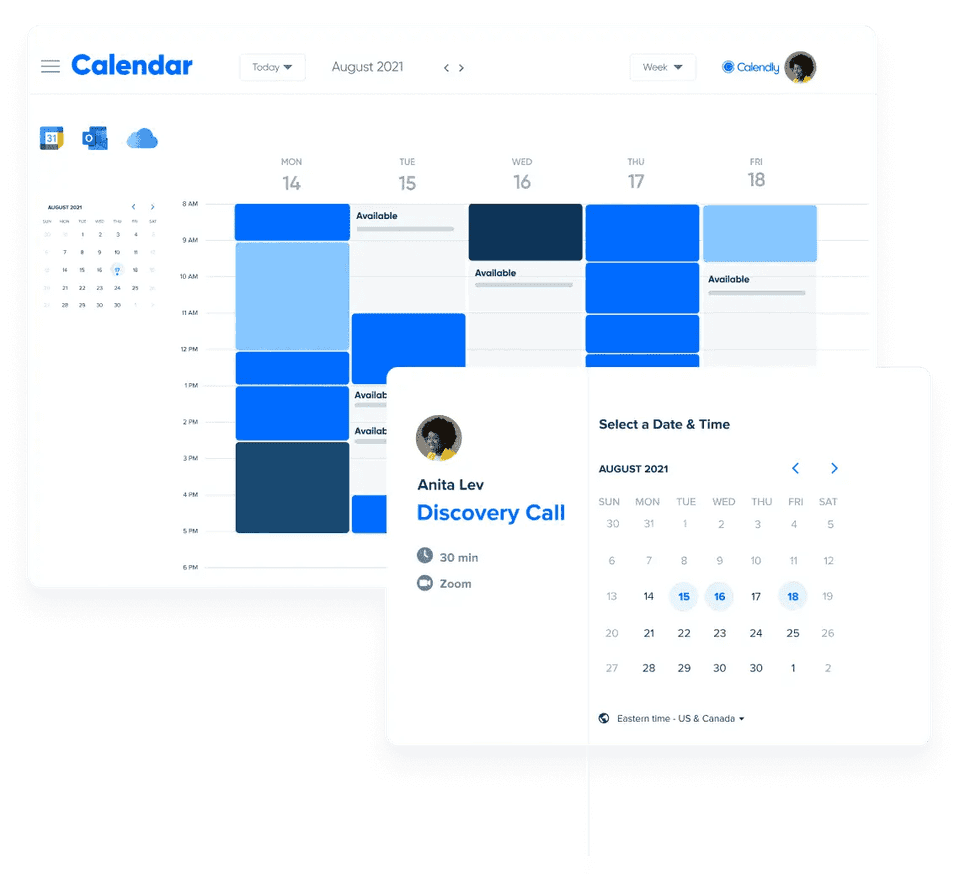 Planification intelligente sur Calendly